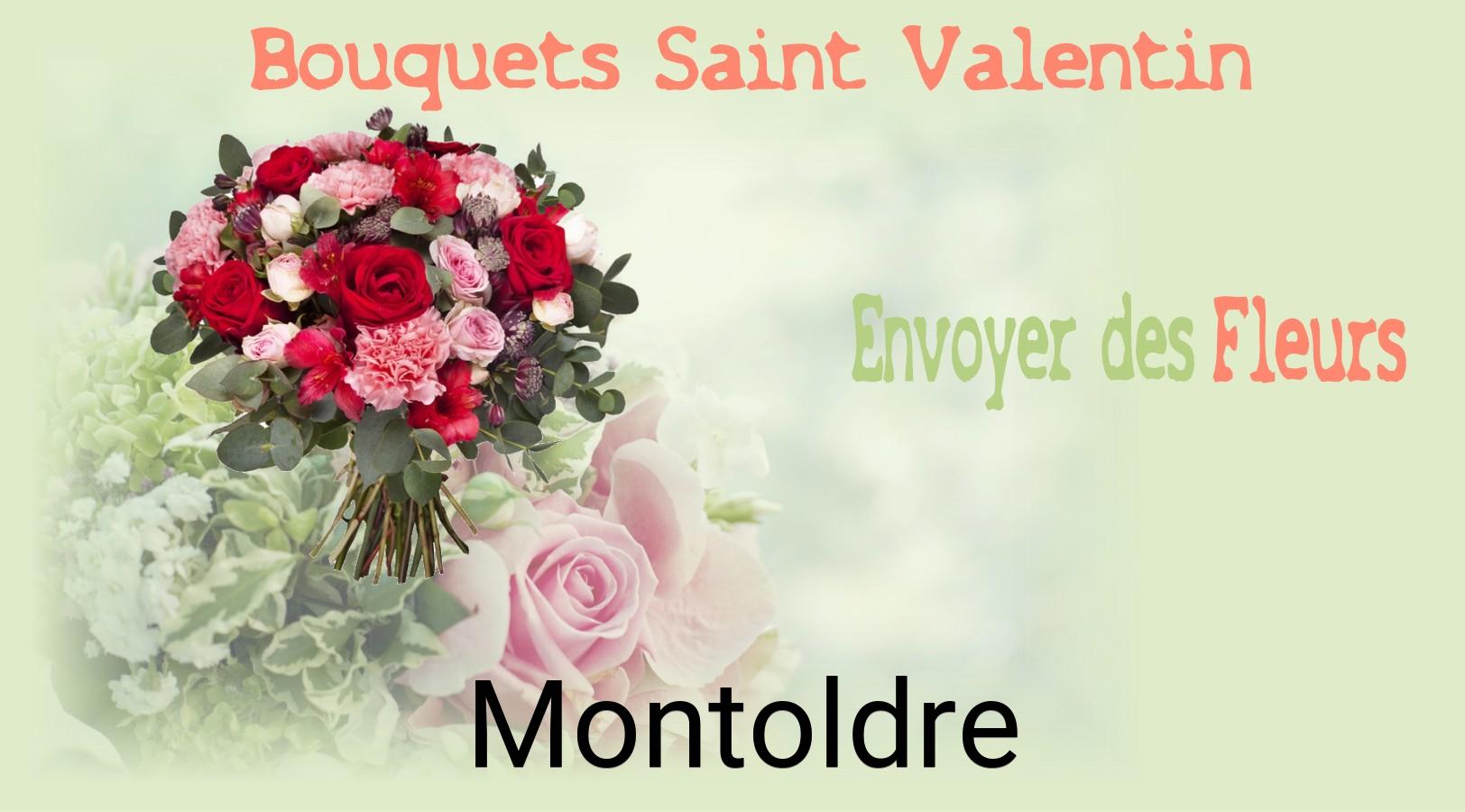 Roses de Saint-Valentin livrées à Montoldre